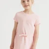 Girl Seed Heritage Dresses-Core Pique Logo Dress