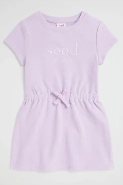 Girl Seed Heritage Dresses-Core Pique Logo Dress