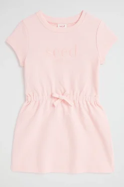 Girl Seed Heritage Dresses-Core Pique Logo Dress