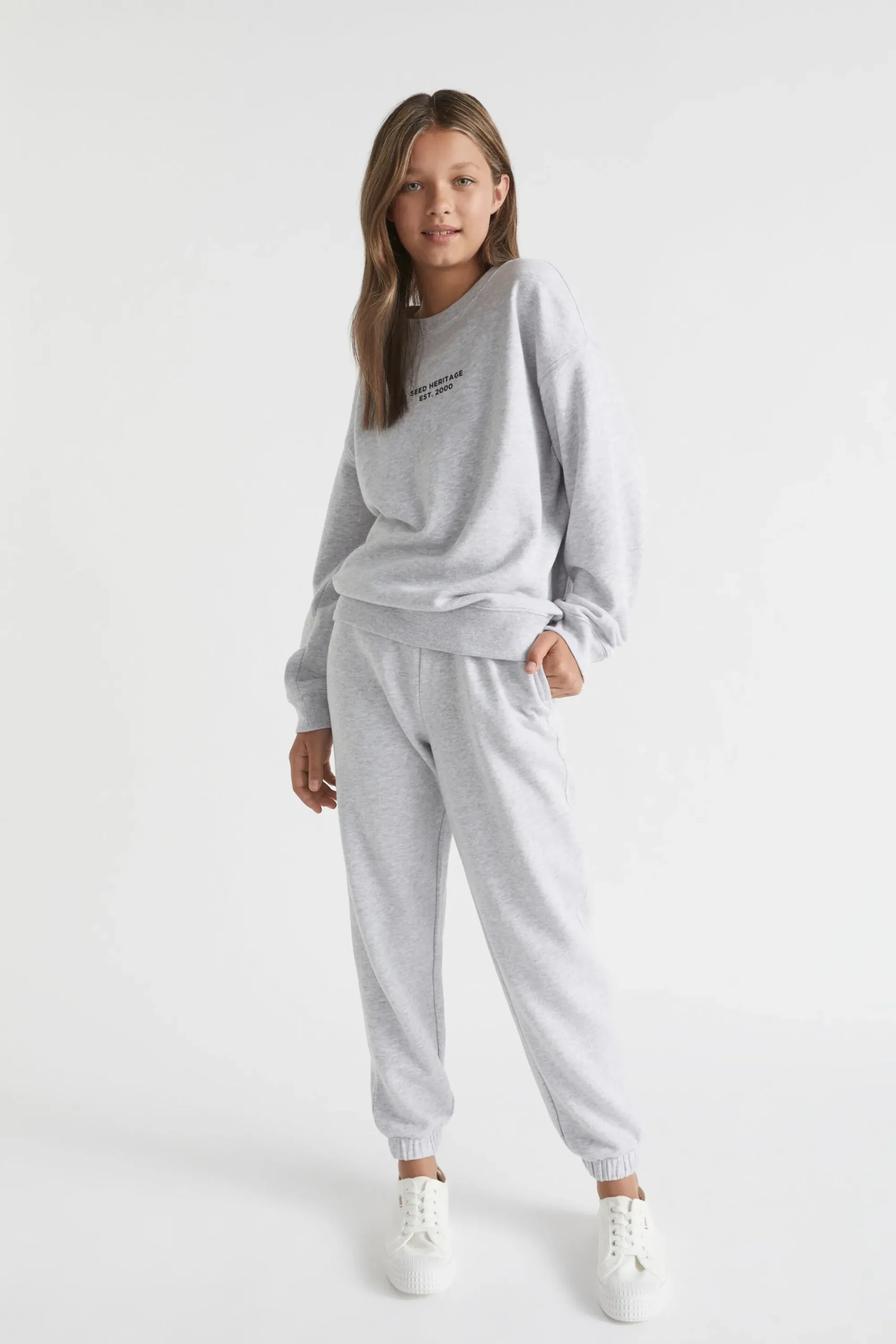 Teen Girl Seed Heritage Knitwear & Sweaters-Core Relaxed Sweat