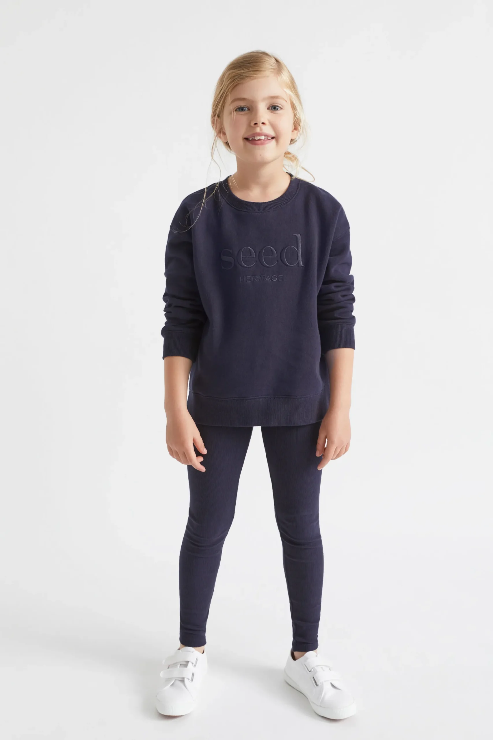 Girl Seed Heritage Pants-Core Rib Legging