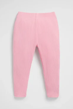 Baby Girl Seed Heritage Pants-Core Rib Legging