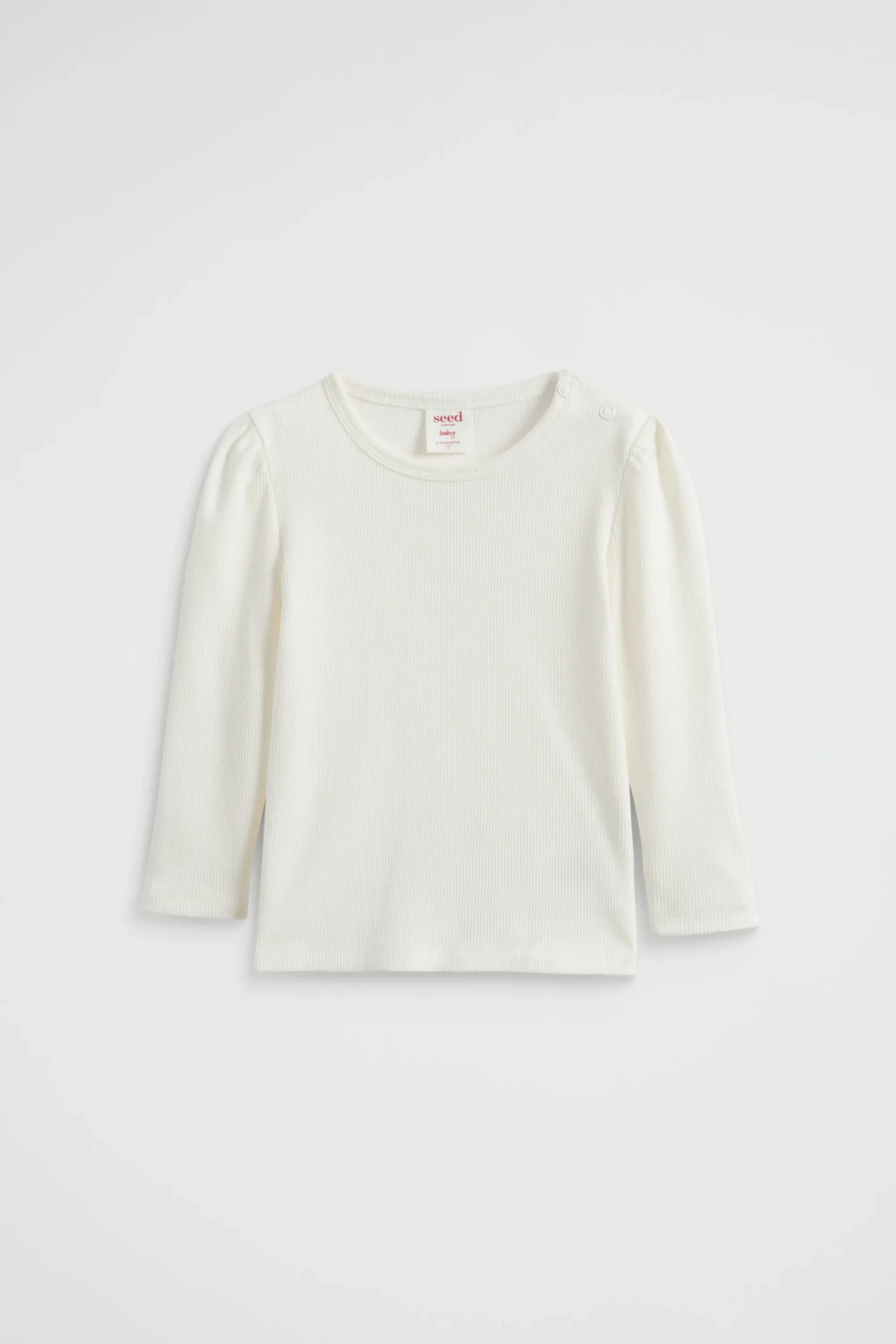 Baby Girl Seed Heritage T-Shirts & Tops-Core Rib Tee
