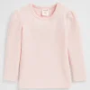 Baby Girl Seed Heritage T-Shirts & Tops-Core Rib Tee