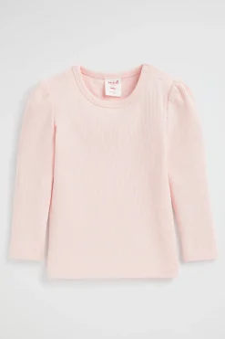 Baby Girl Seed Heritage T-Shirts & Tops-Core Rib Tee