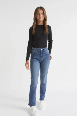 Teen Girl Seed Heritage T-Shirts & Tops-Core Rib Tee