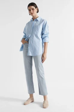 Woman Seed Heritage Pants-Core Straight Leg Jean