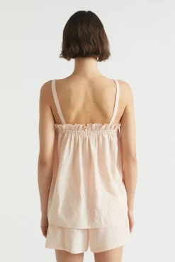 Seed Heritage Sleepwear-Cotton Frill Cami