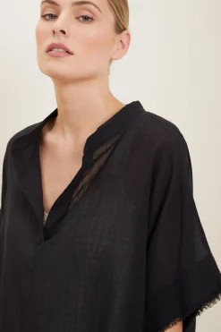 Woman Seed Heritage Scarves & Kaftans-Cotton Kaftan