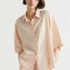 Seed Heritage Sleepwear-Cotton Linen Sleep Shirt