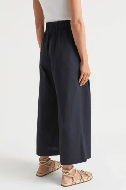 Woman Seed Heritage Pants-Cotton Pleat Front Pant