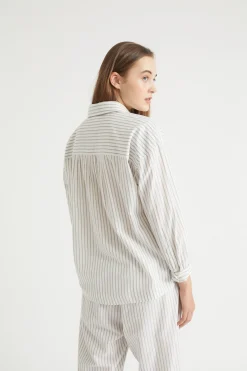 Seed Heritage Sleepwear-Cotton Sleep Shirt