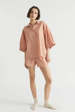 Seed Heritage Sleepwear-Cotton Sleep Short