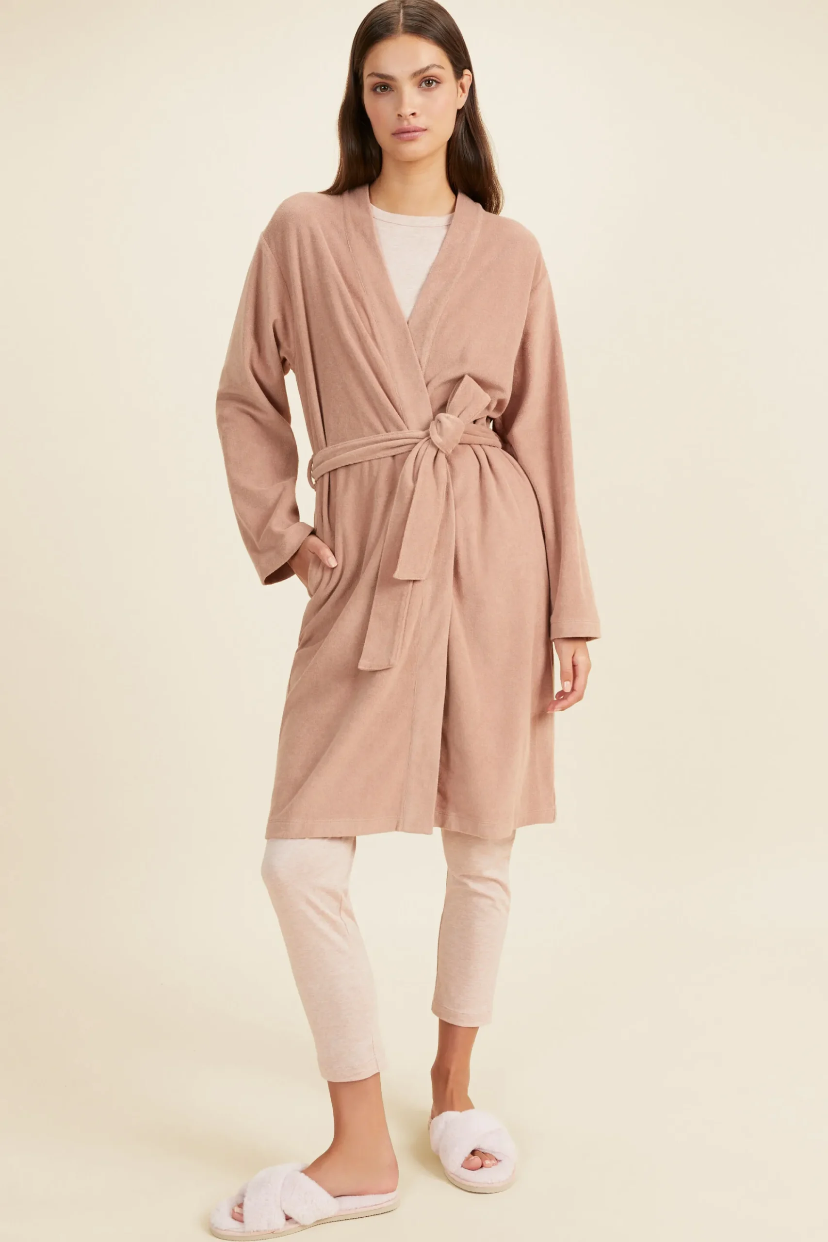 Seed Heritage Sleepwear-Cotton Terry Robe