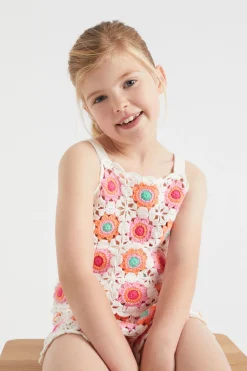 Girl Seed Heritage T-Shirts & Tops-Crochet Cami