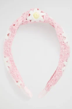 Girl Seed Heritage Hair Accessories-Crochet Turban Headband