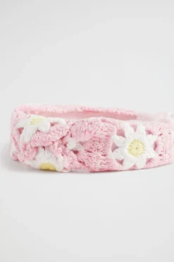 Girl Seed Heritage Hair Accessories-Crochet Turban Headband