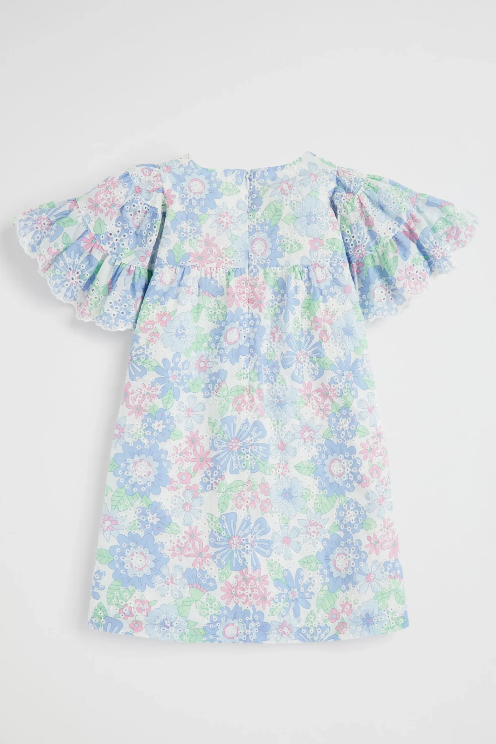 Girl Seed Heritage Dresses-Cutwork Floral Dress