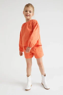 Girl Seed Heritage T-Shirts & Tops-Cutwork Top