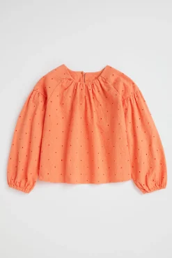 Girl Seed Heritage T-Shirts & Tops-Cutwork Top