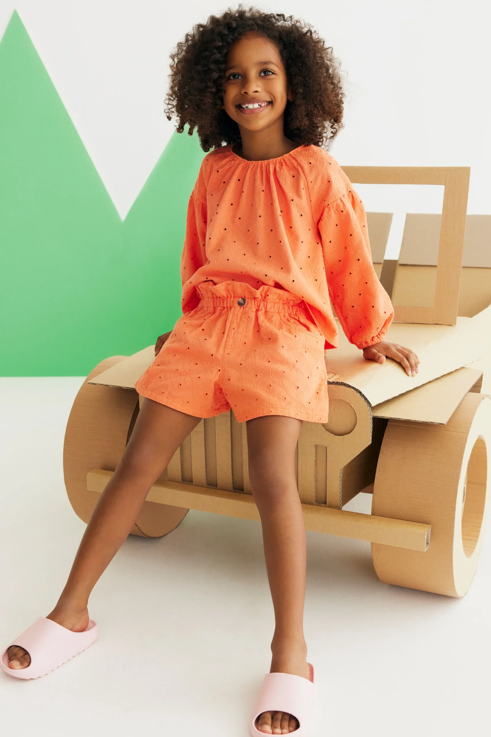 Girl Seed Heritage T-Shirts & Tops-Cutwork Top