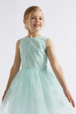 Girl Seed Heritage Dresses-Daisy Embroidered Dress