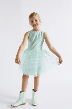 Girl Seed Heritage Dresses-Daisy Embroidered Dress