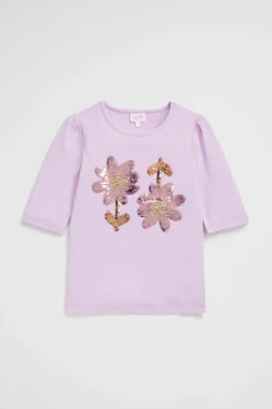 Girl Seed Heritage T-Shirts & Tops-Daisy Motif Tee