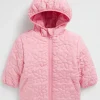 Baby Girl Seed Heritage Jackets & Vests-Daisy Puffer Jacket