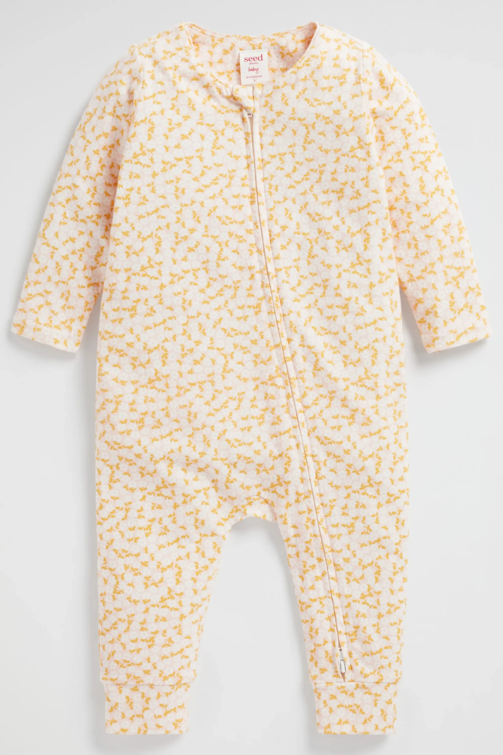 Newborn Seed Heritage Jumpsuits & Overalls-Daisy Zipsuit