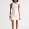 Woman Seed Heritage Skirts-Denim A Line Seamed Skirt