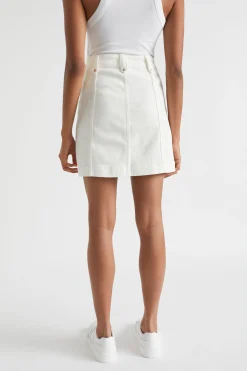 Woman Seed Heritage Skirts-Denim A Line Seamed Skirt