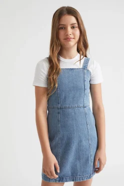 Teen Girl Seed Heritage Denim & Jeans-Denim A-Line Dress