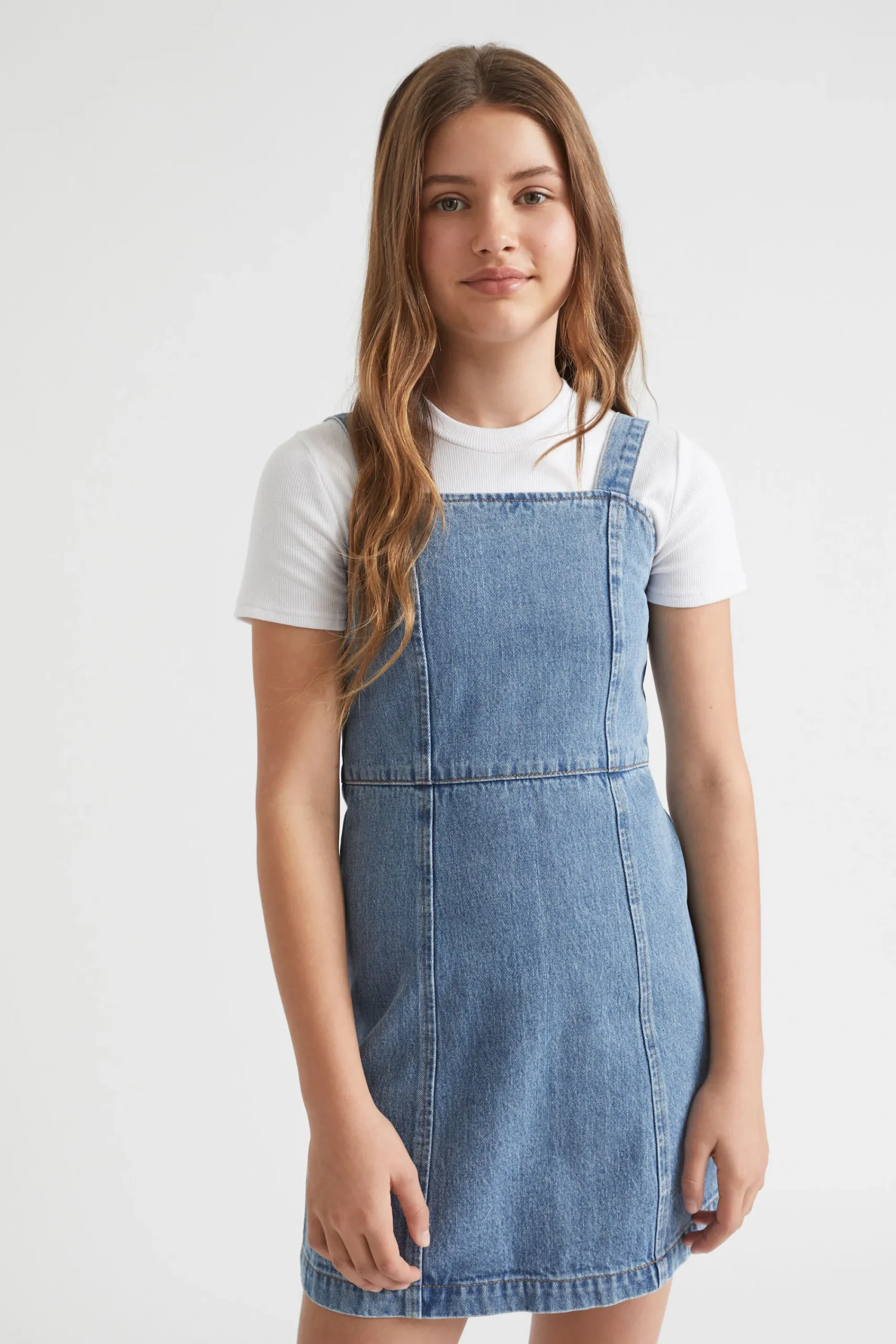 Teen Girl Seed Heritage Denim & Jeans-Denim A-Line Dress