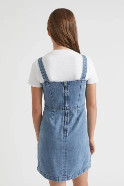 Teen Girl Seed Heritage Denim & Jeans-Denim A-Line Dress