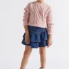 Girl Seed Heritage Skirts-Denim Frill Skirt