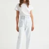 Woman Seed Heritage Pants-Denim Paperbag Pocket Jean