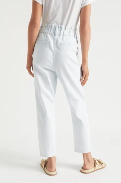 Woman Seed Heritage Pants-Denim Paperbag Pocket Jean