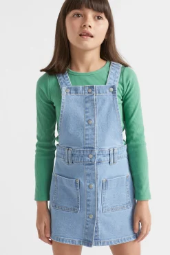 Girl Seed Heritage Denim & Jeans-Denim Pinafore