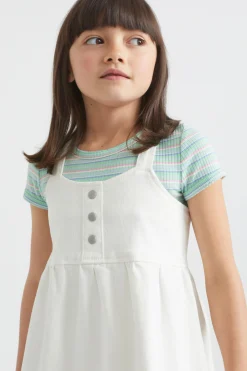 Girl Seed Heritage Denim & Jeans-Denim Pinafore