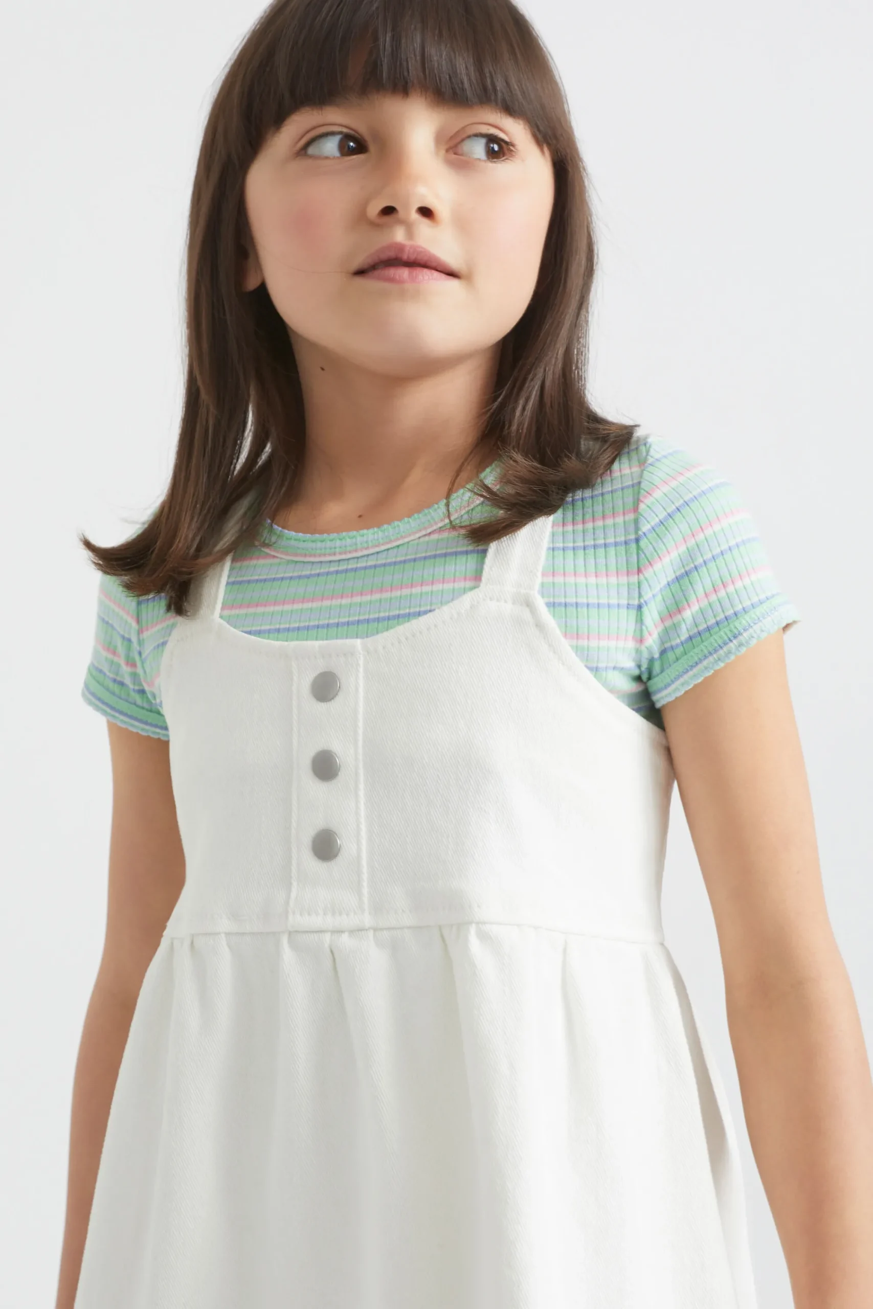 Girl Seed Heritage Denim & Jeans-Denim Pinafore