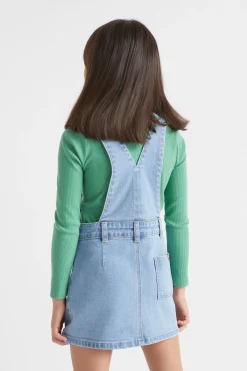 Girl Seed Heritage Denim & Jeans-Denim Pinafore