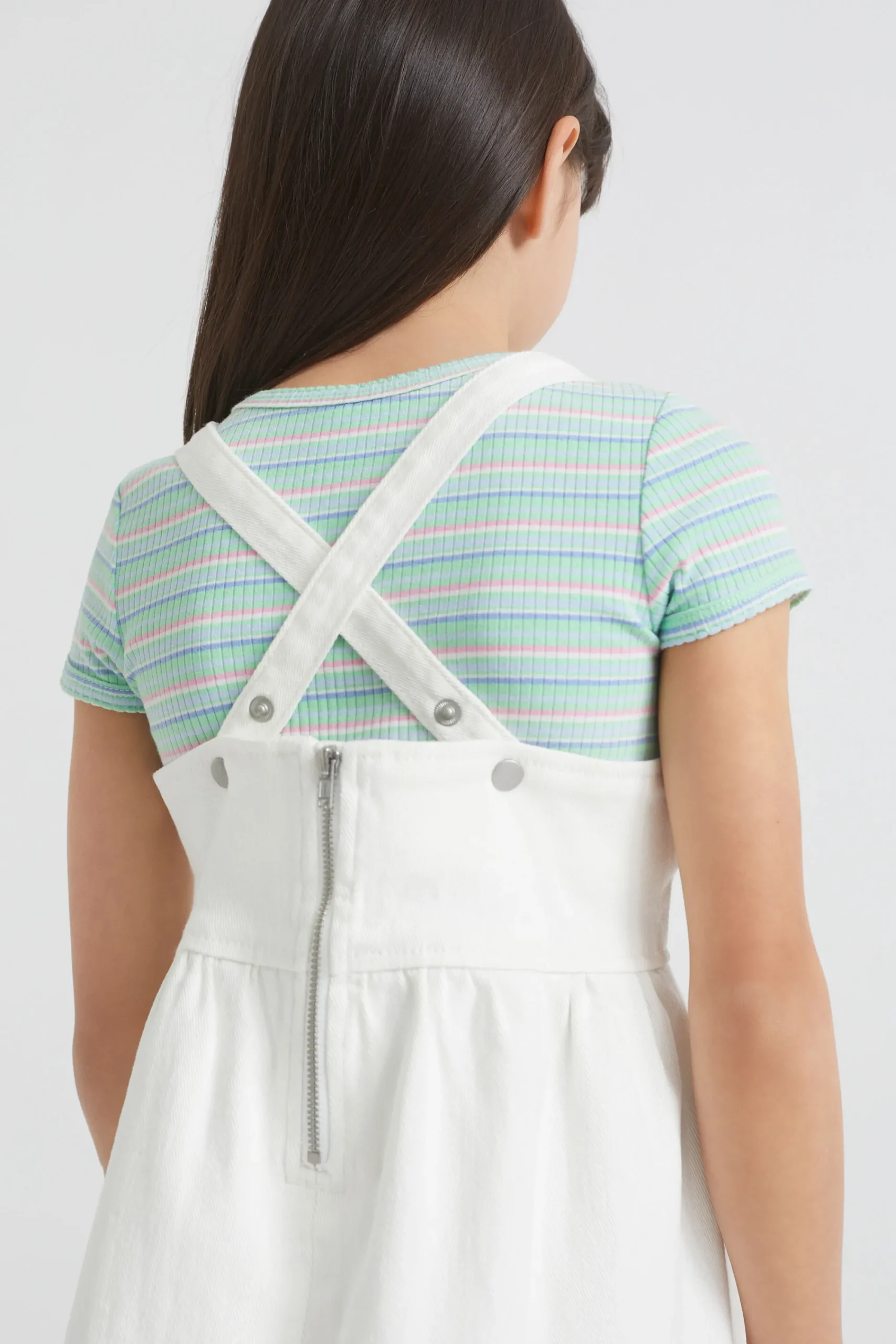 Girl Seed Heritage Denim & Jeans-Denim Pinafore