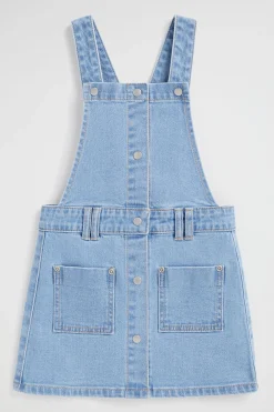 Girl Seed Heritage Denim & Jeans-Denim Pinafore