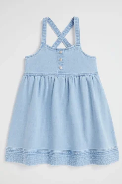 Girl Seed Heritage Denim & Jeans-Denim Pinafore