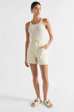 Woman Seed Heritage Shorts-Denim Tailored Short