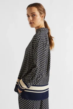 Woman Seed Heritage T-Shirts & Tops-Diamond Geo Blouse