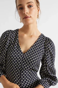 Woman Seed Heritage Dresses-Diamond Geo Midi Dress