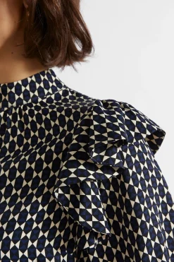 Woman Seed Heritage Dresses-Diamond Geo Mini Dress