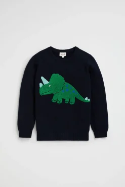 Boy Seed Heritage Knitwear & Sweaters-Dino Crew Knit